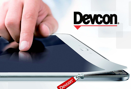 導入DEVCON膠粘劑